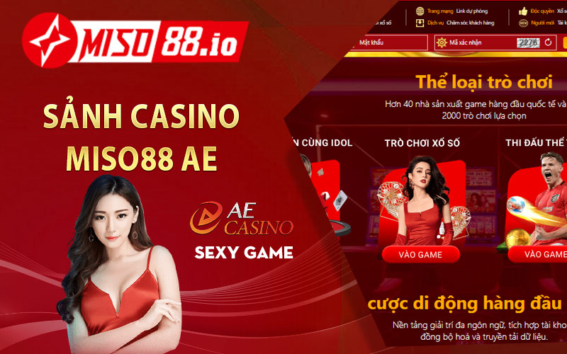 Sảnh Casino Miso88 AE