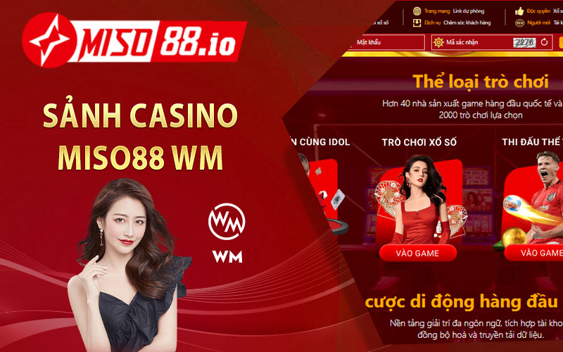 Sảnh Casino Miso88 WM